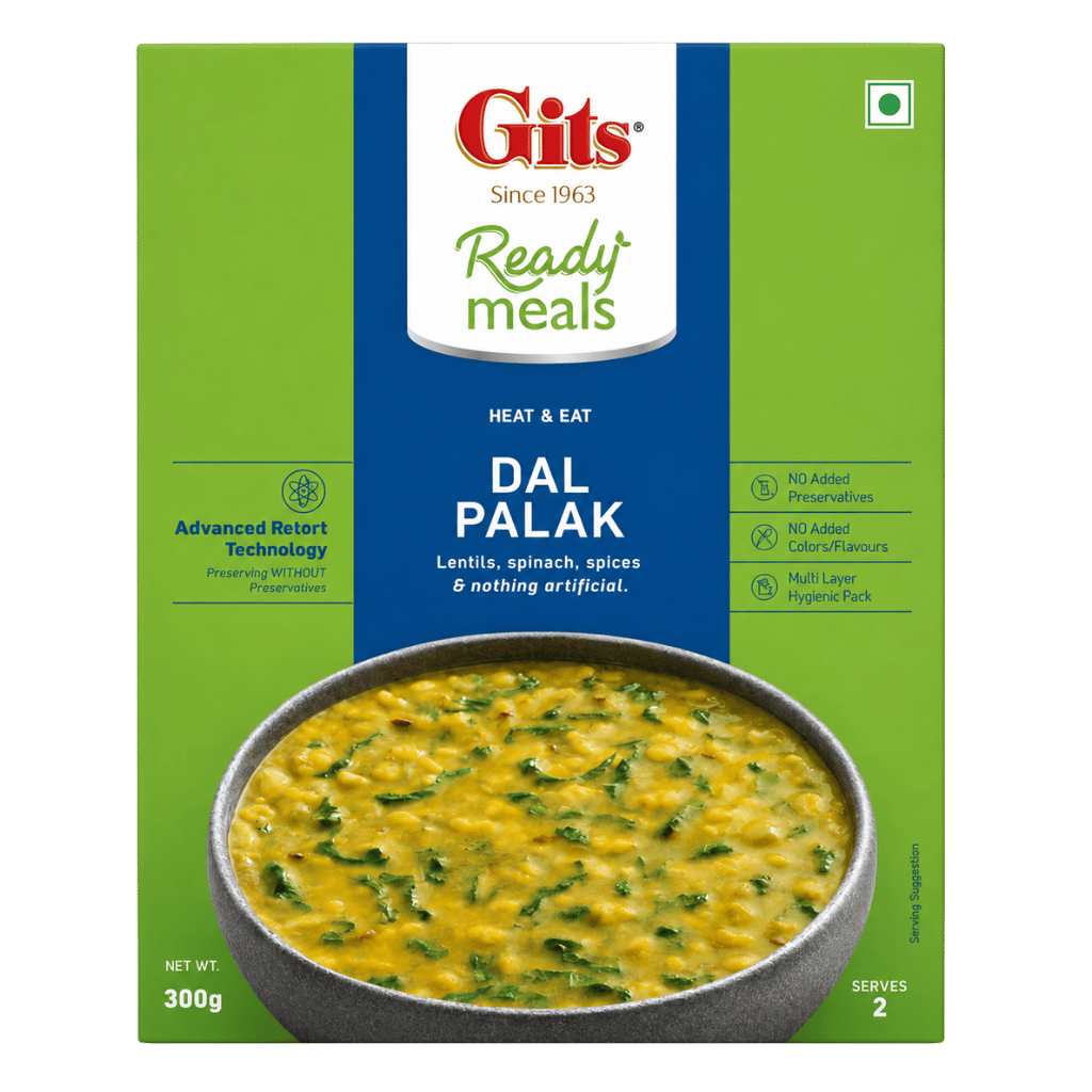 Gits Ready Meal Dal Palak 300 g buy online USA - 1